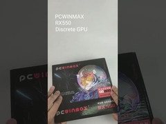 Tarjeta gráfica video GPU 128-Bit del juego de la PC del ordenador del ITX de PCWINMAX Radeon RX 550 4GB GDDR5