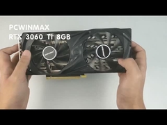 Fans duales gráficas 12Pin 220W HDM1/DP de la tarjeta RTX 3060ti 8GB de PCWINMAX RTX para la mesa
