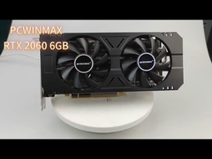 PCWINMAX RTX2060 Tarjetas gráficas de minería 6GB 192 Bit GDDR6 Dual Fan 8 Pin para PC