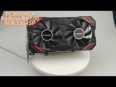 Tarjeta gráfica Radeon RX 590 de 8 GB GDDR5 2304SP para juegos suaves y alto rendimiento