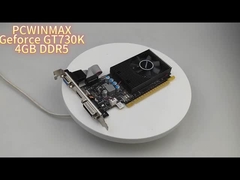 PCWINAMX GeForce GT 730K 4GB DDR5 GPU de bajo perfil de 64 bits VGA, HD, salidas DVI para compilaciones compactas