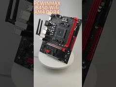 PCWINMAX B450 AM4 DDR4 WiFi placa base - Alto rendimiento, conectividad confiable para su PC Construir