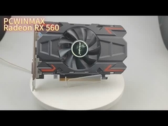 Tarjeta gráfica Radeon RX 560 4GB de 128 bits con un solo ventilador Performance suave para juegos y multimedia