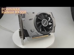 PCWINMAX Radeon RX 550 Tarjeta gráfica DDR5 de 128 bits de 4 GB