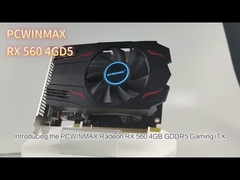 PCWINMAX Radeon RX 560 Tarjeta gráfica DDR5 de 4 GB Solución confiable de juegos y multimedia de 1080p