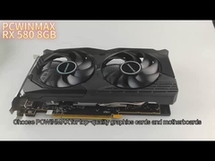 PCWINMAX Radeon RX 580 Tarjeta gráfica GDDR5 de 8 GB Juegos suaves de 1080p con Polaris Power