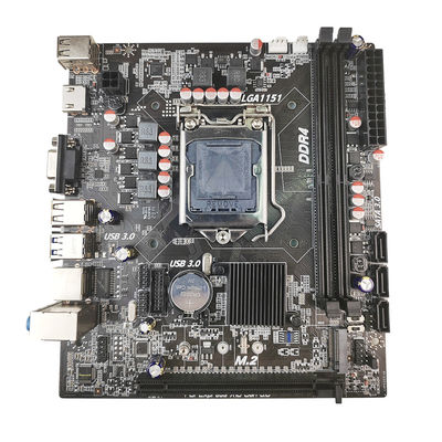 PCWINMAX H110 LGA1151 Micro ATX Desktop Motherboard, DDR4 Dual Channel Support 6th 7th Gen i3 i5 i7 CPU, for Office & Gaming PC, OEM Wholesale