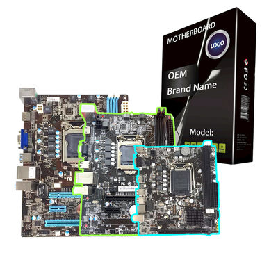 Zócalo de placa base para minería H 61 LGA 1155 DDR3 I3 I5 I7 800MHz 1066MHz 1333MHz