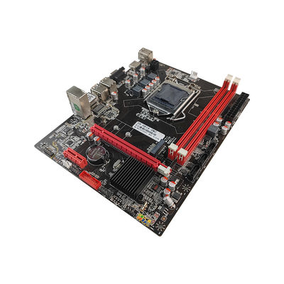 PCWINMAX H81 Chipset LGA1150 Placa base Micro ATX compatible con CPU de 4ª generación i3/i5/i7 DDR3 1333/1600MHz de doble canal, máximo 16GB, placa base OEM estable para PC de oficina/negocios