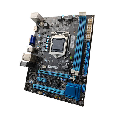 PCWINMAX B75 LGA1155 Placa base Micro ATX compatible con CPU Core i3/i5/i7 de 3ª/2ª generación DDR3 de doble canal SATA 3.0 USB 3.0 Placa base OEM estable para PC de negocios/oficina