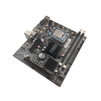 PCWINMAX G31 LGA775 placa base DDR2 con CPU Combo Set, Micro ATX con la serie Xeon, Max 4GB para la actualización de PC y servidor de Office