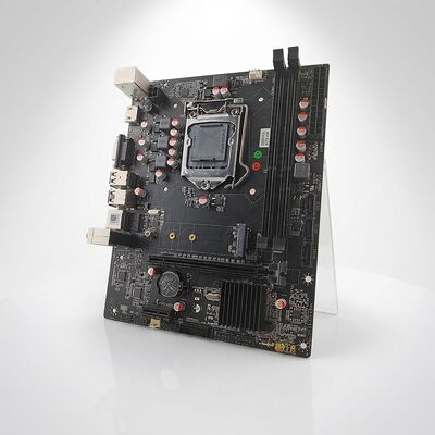 Placa base PCWINMAX B75 LGA1155 MATX DDR3 hasta 16 GB M.2 SATA3 HD VGA puertos placa de escritorio para PC de oficina y sistemas empresariales
